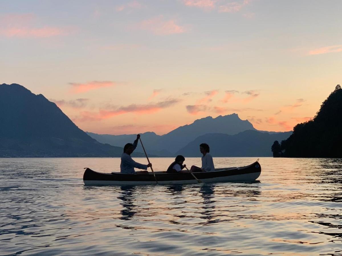Ferienwohnungen Mit 4 Betten In Gersau Direkt Am Vierwaldstaettersee Dış mekan fotoğraf