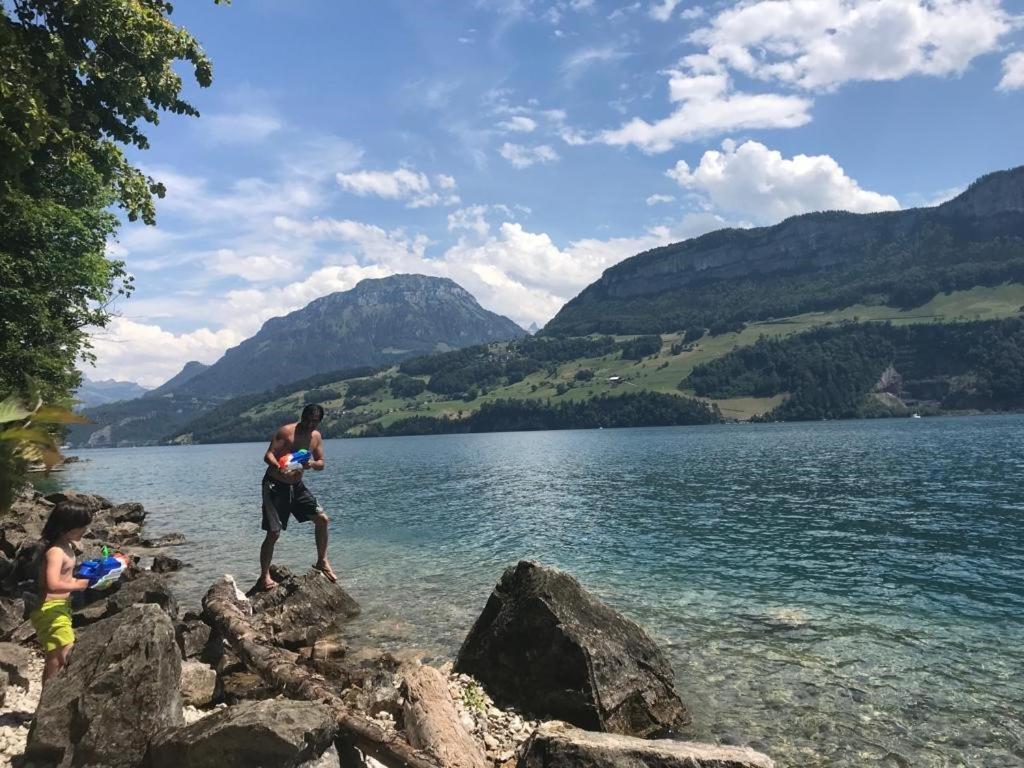 Ferienwohnungen Mit 4 Betten In Gersau Direkt Am Vierwaldstaettersee Dış mekan fotoğraf